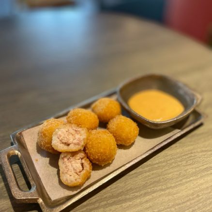 Аранчіні з креветкою та крабом