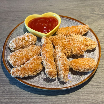 Курячі стріпси з кетчупом